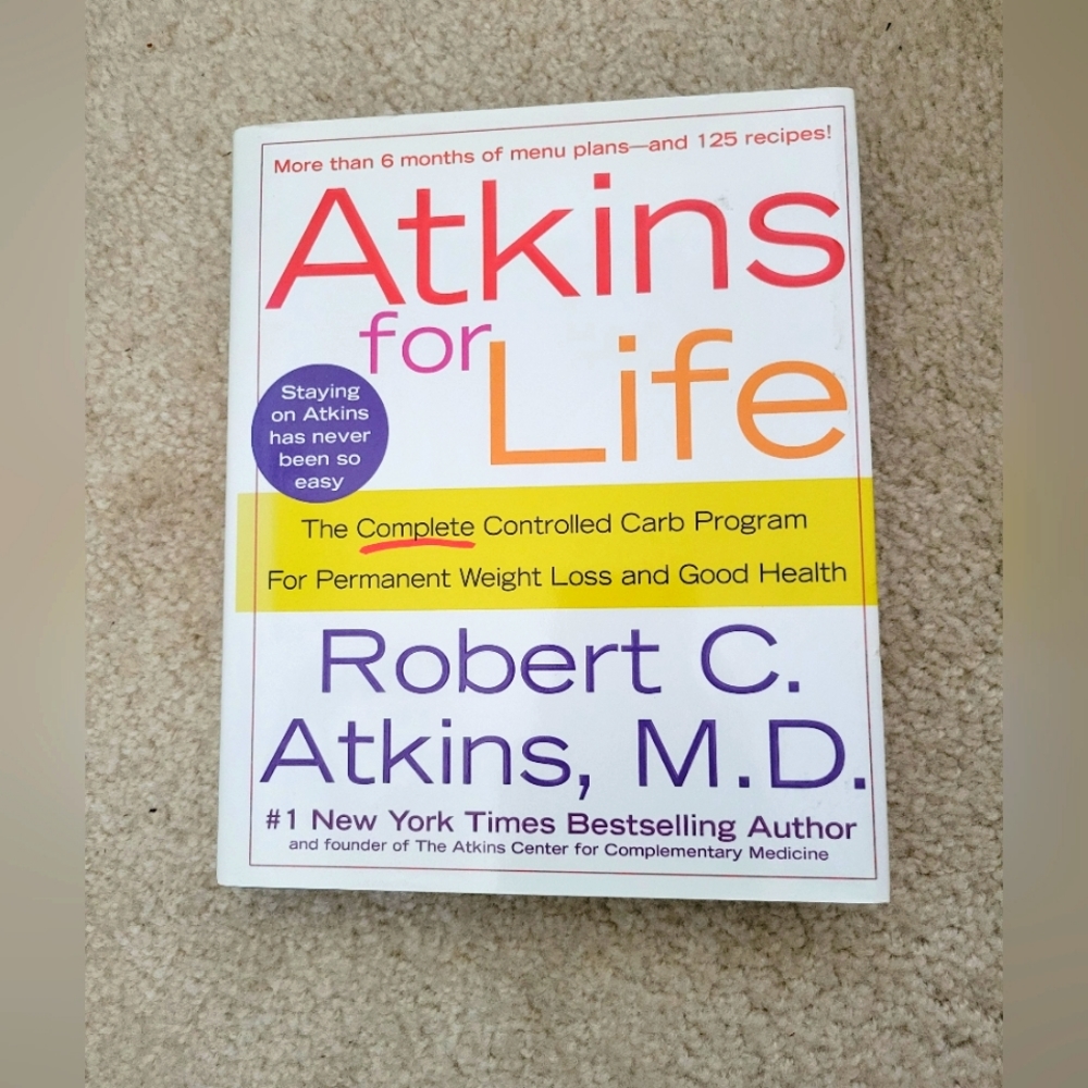 Atkins for Life Hardcover Brand New